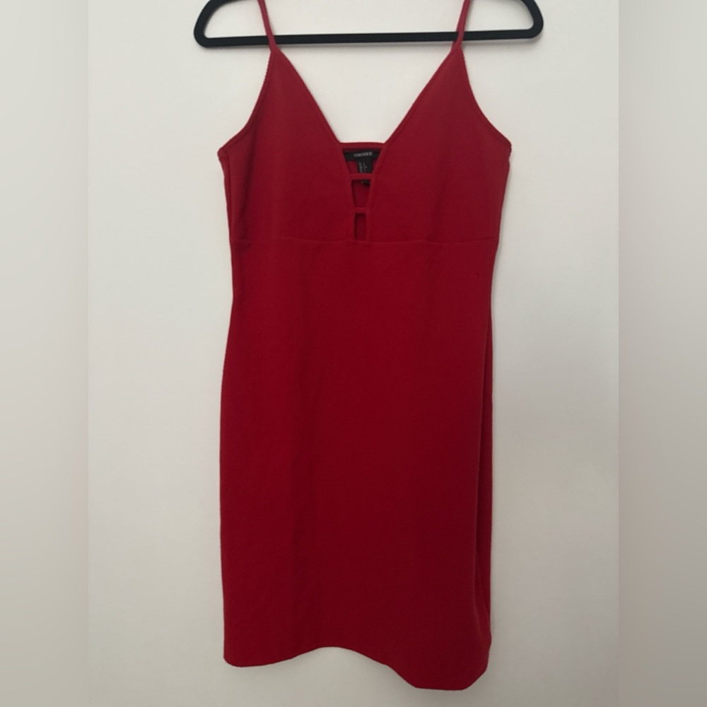 Scarlet Spaghetti Strap Mini Dress